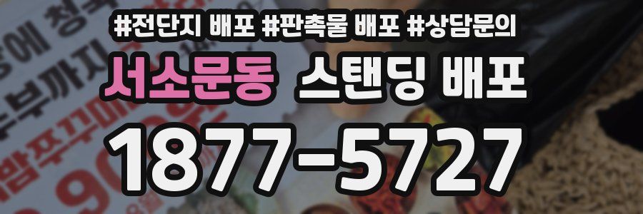 서소문동 스탠딩 배포