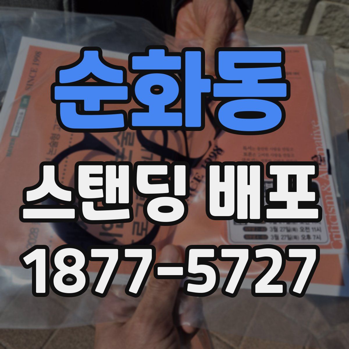 순화동 스탠딩 배포