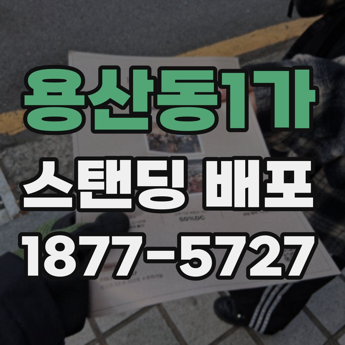 용산동1가 스탠딩 배포