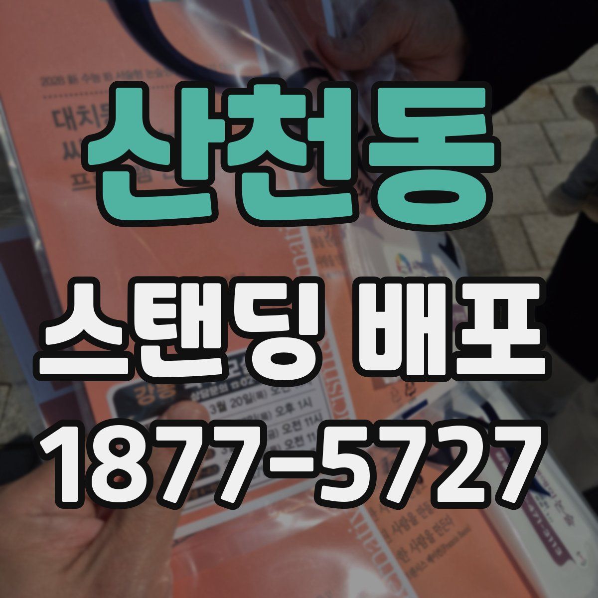 산천동 스탠딩 배포