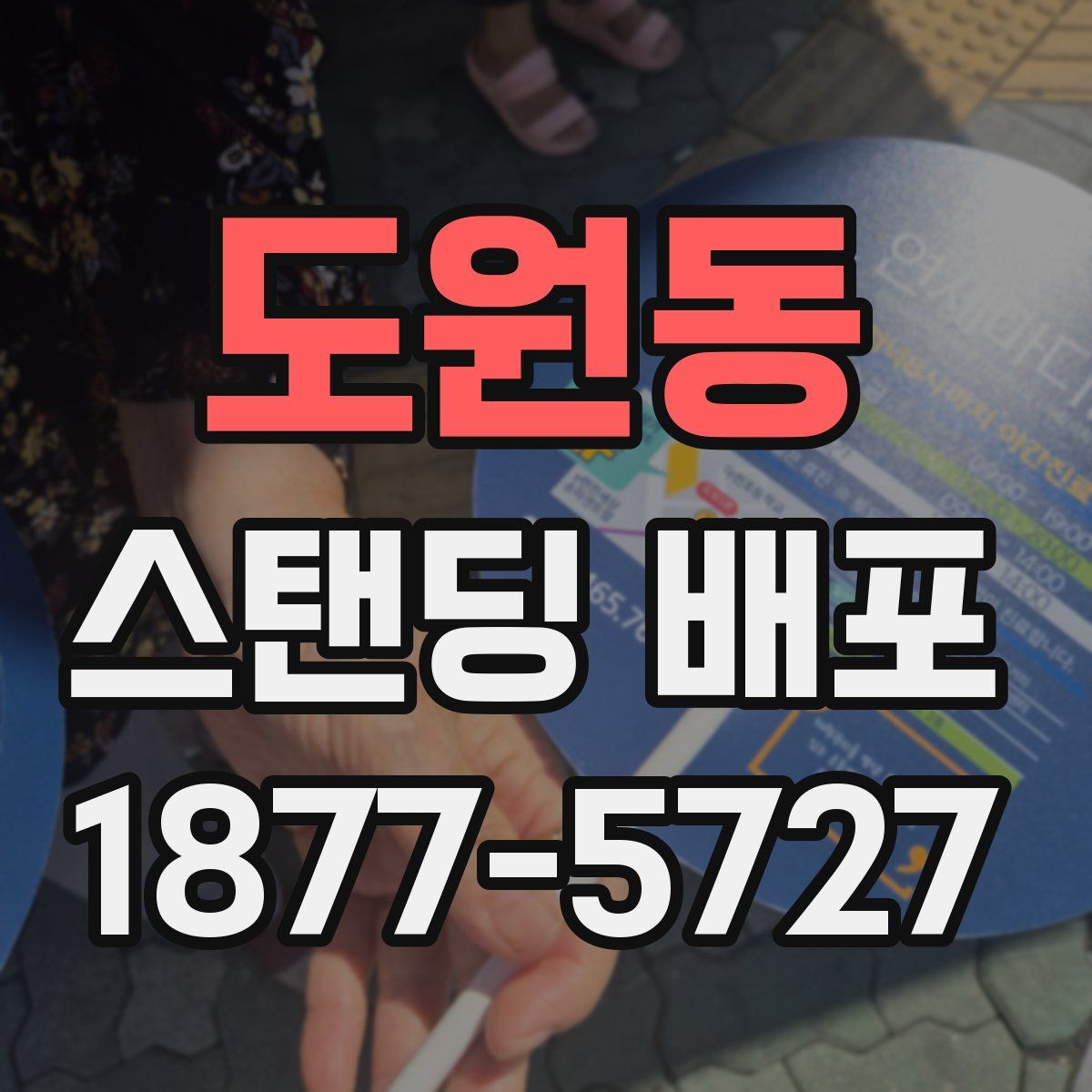 도원동 스탠딩 배포