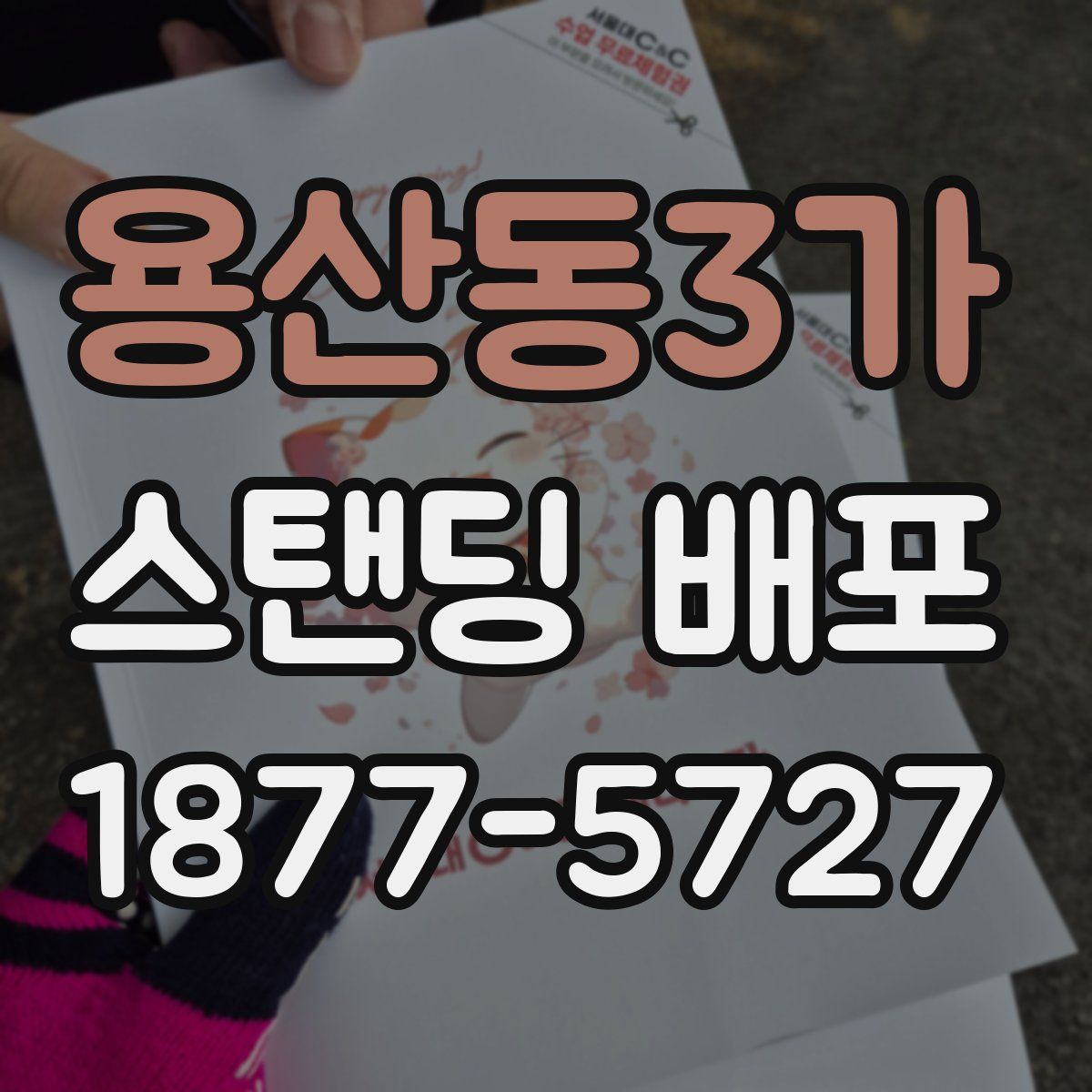 용산동3가 스탠딩 배포