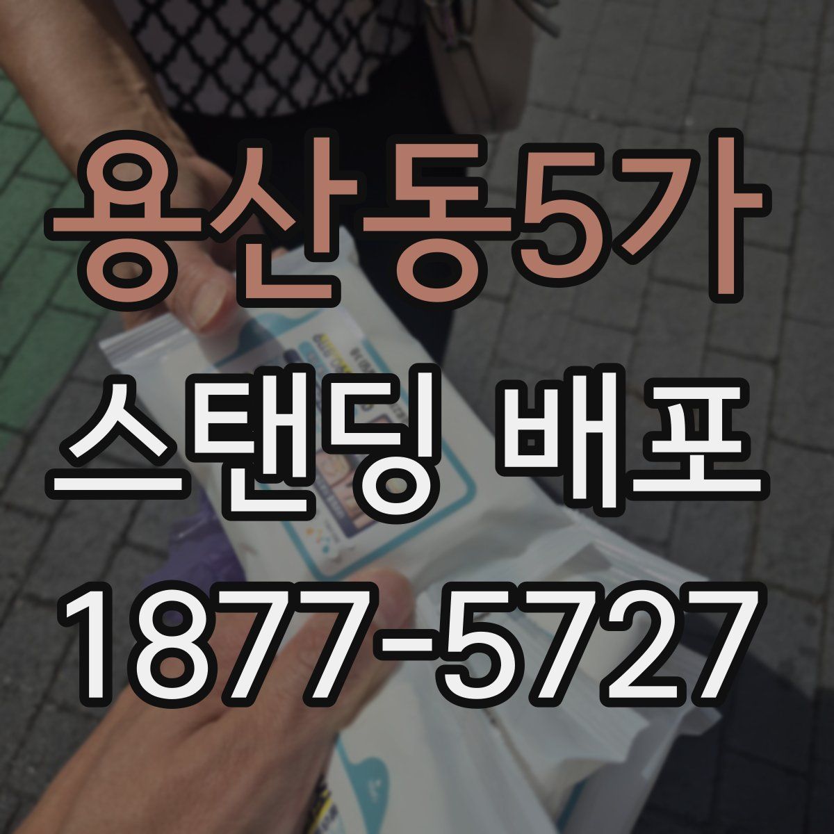 용산동5가 스탠딩 배포