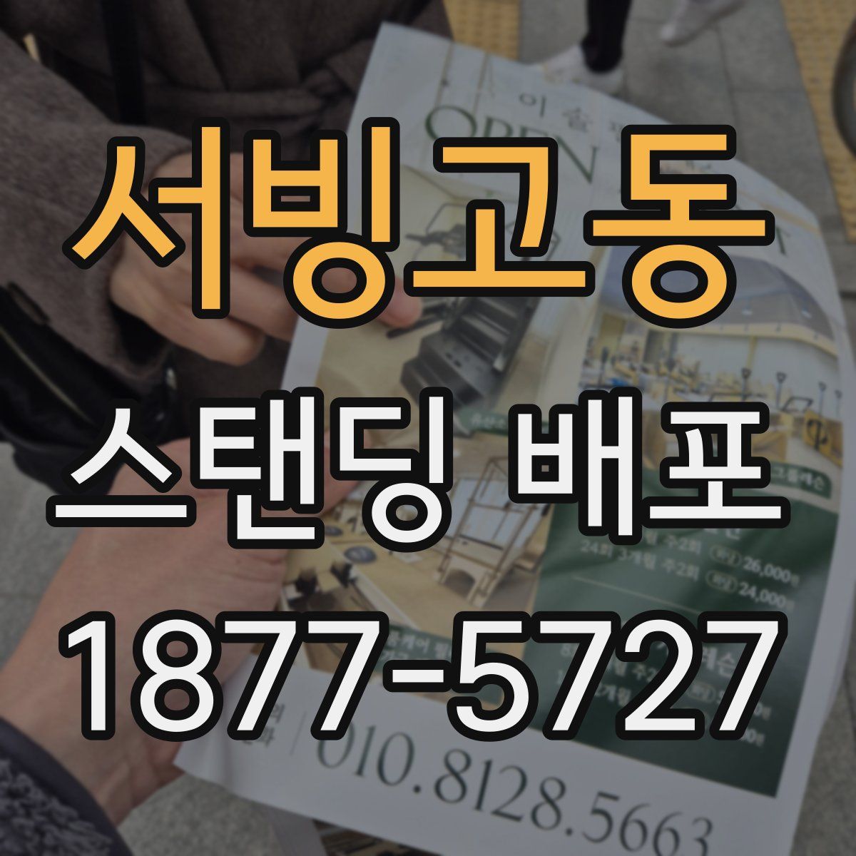 서빙고동 스탠딩 배포