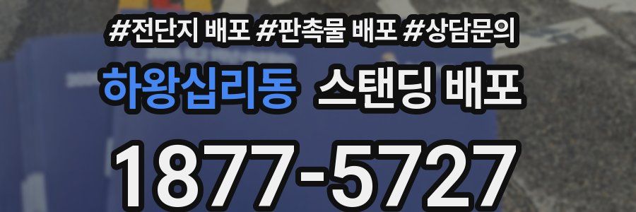 하왕십리동 스탠딩 배포