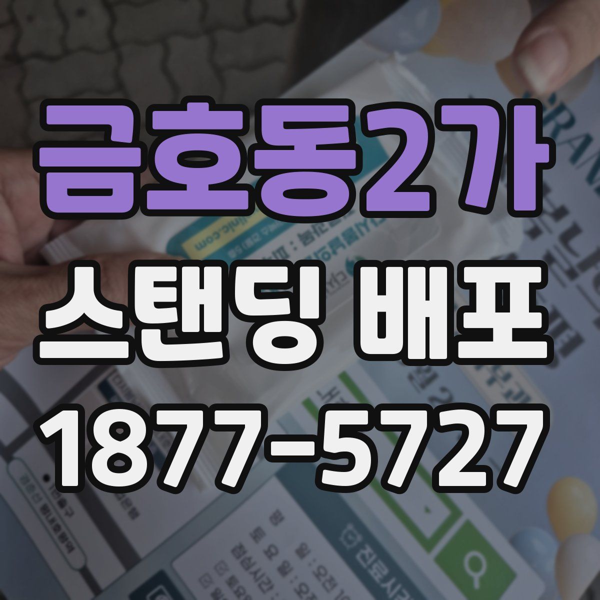 금호동2가 스탠딩 배포