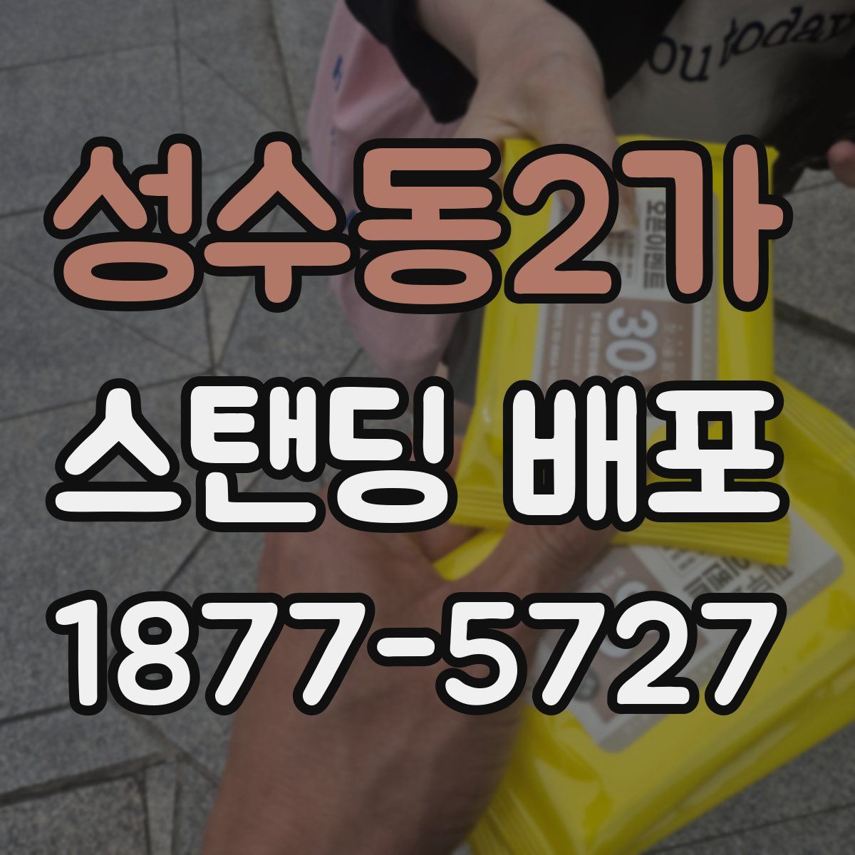 성수동2가 스탠딩 배포