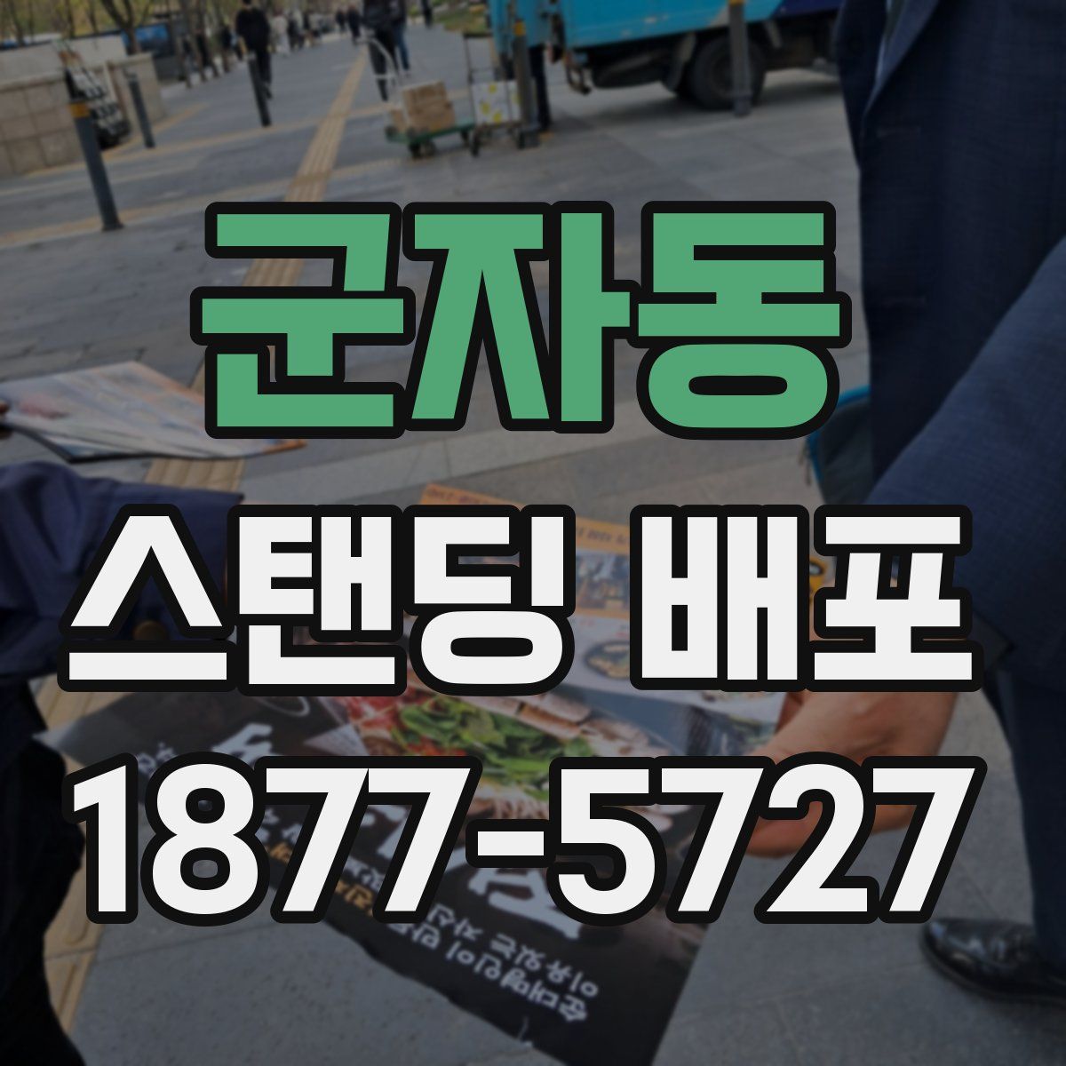 군자동 스탠딩 배포