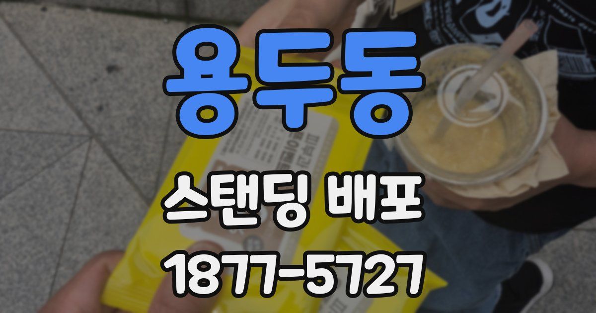 용두동 스탠딩 배포