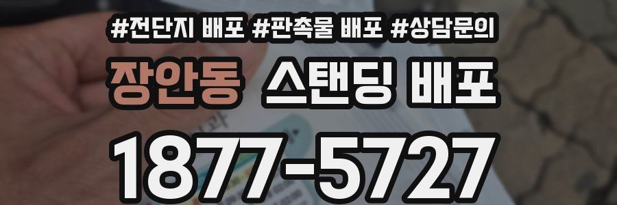장안동 스탠딩 배포