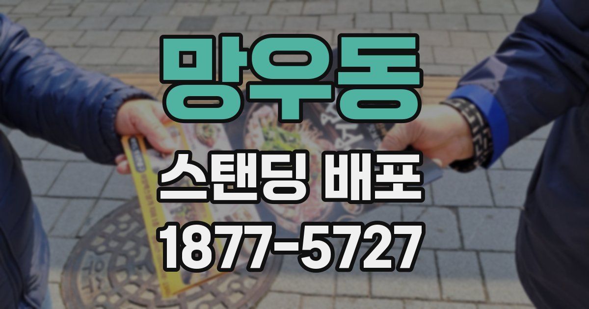 망우동 스탠딩 배포