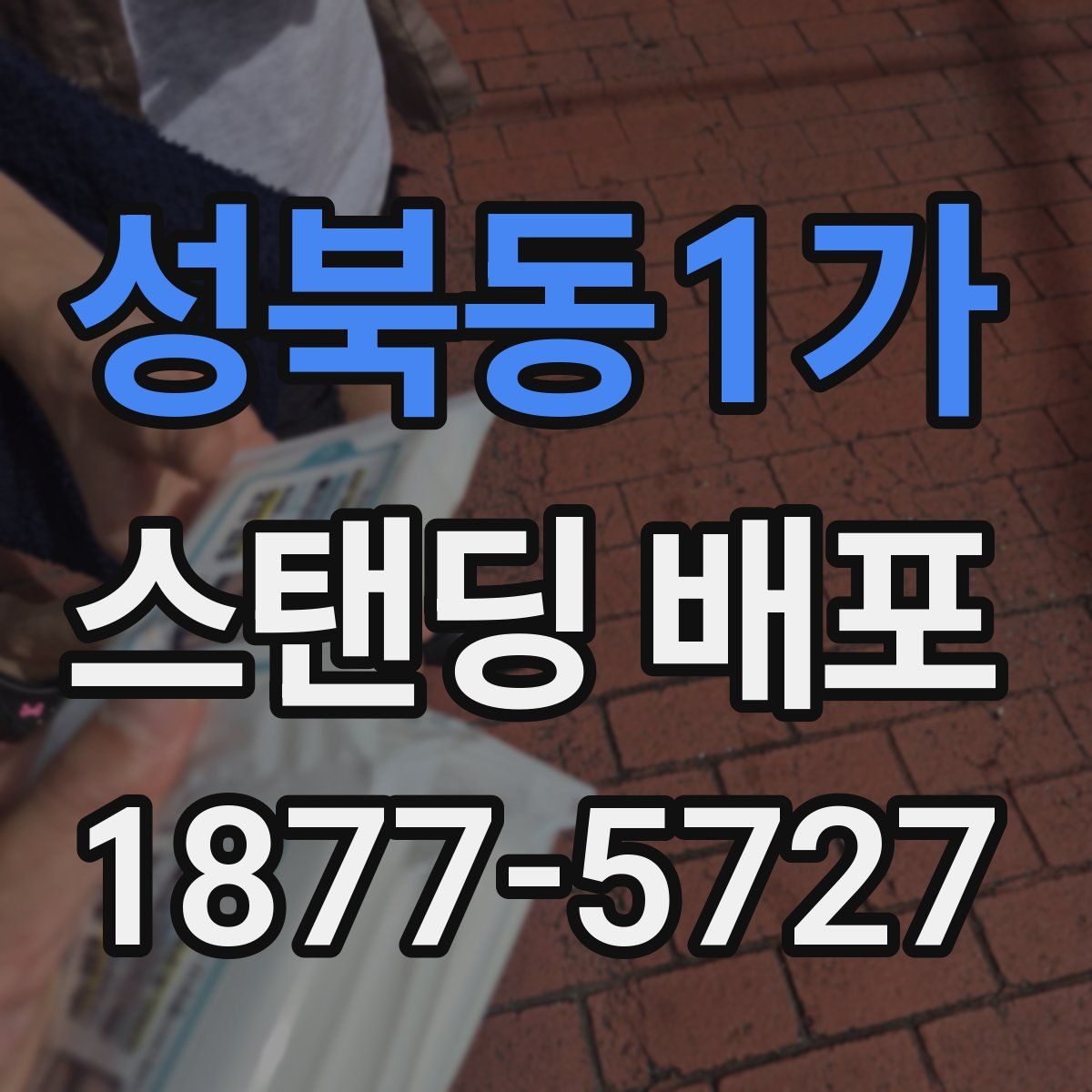 성북동1가 스탠딩 배포