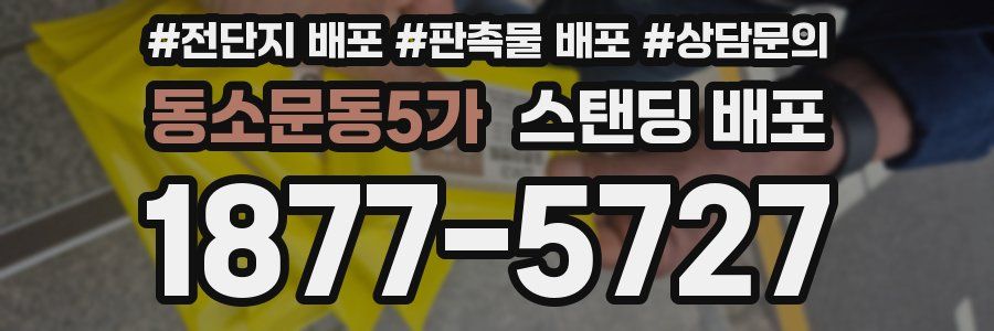 동소문동5가 스탠딩 배포