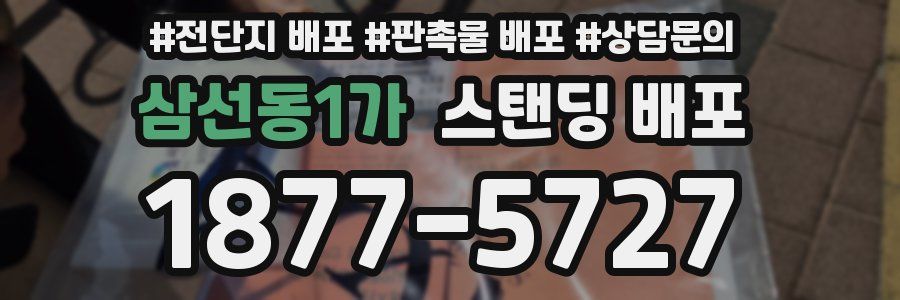 삼선동1가 스탠딩 배포