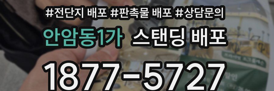 안암동1가 스탠딩 배포