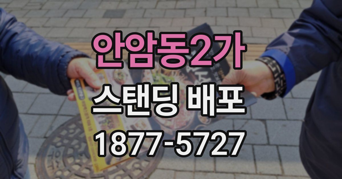 안암동2가 스탠딩 배포
