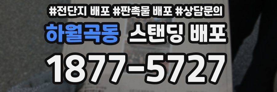 하월곡동 스탠딩 배포