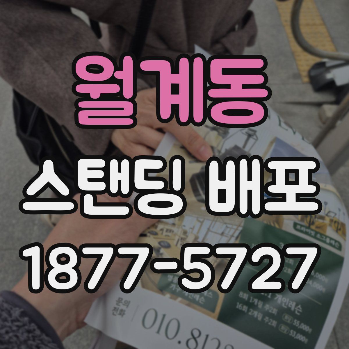 월계동 스탠딩 배포
