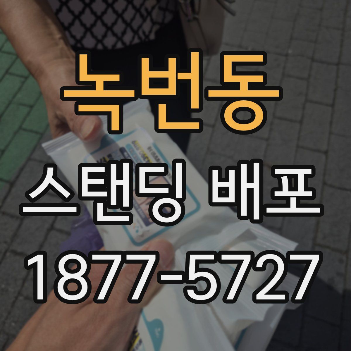 녹번동 스탠딩 배포