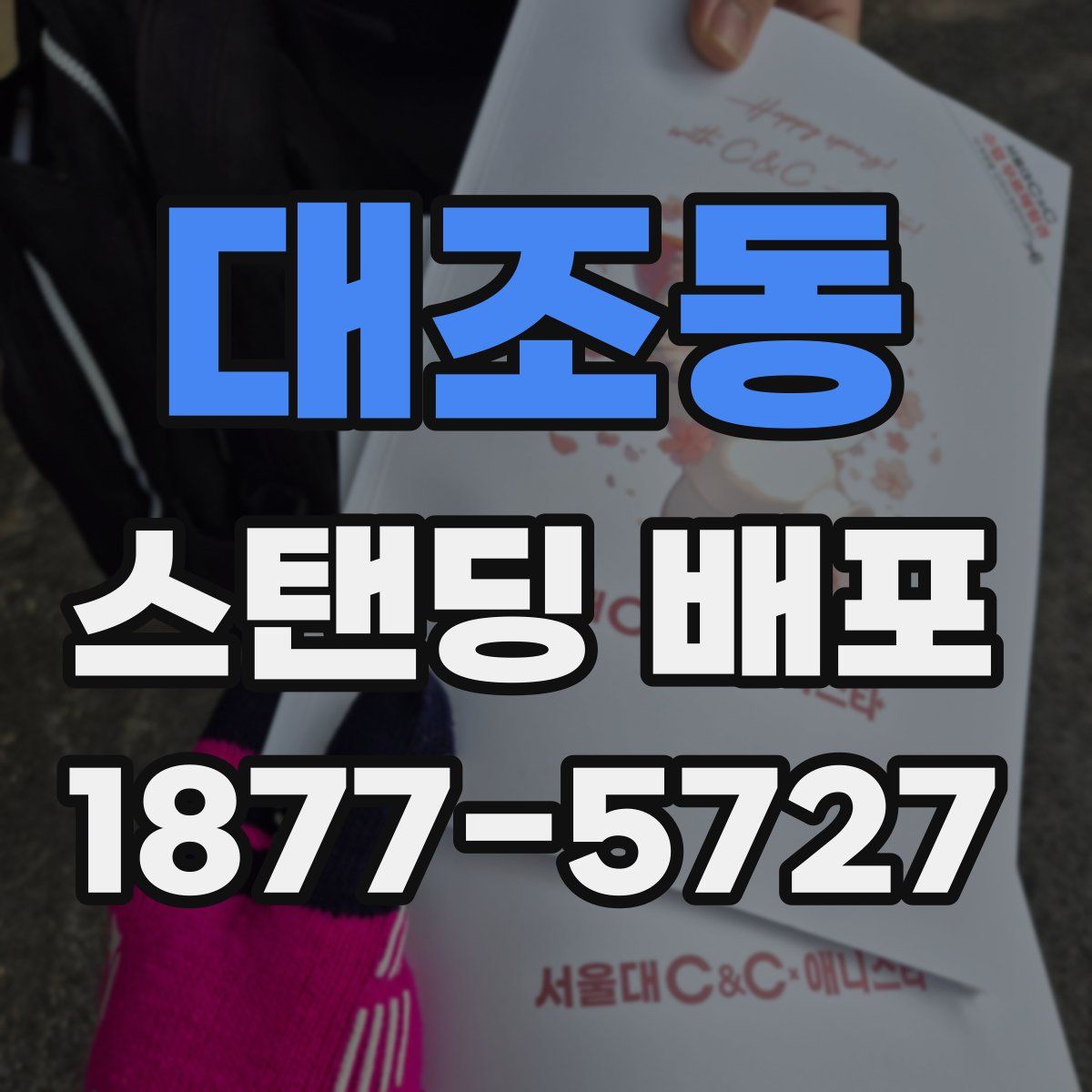 대조동 스탠딩 배포