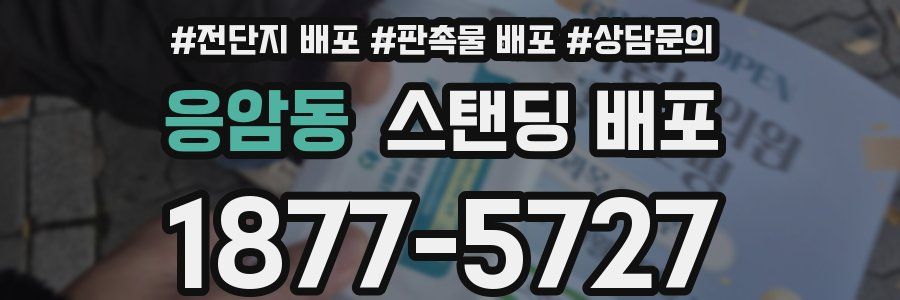 응암동 스탠딩 배포