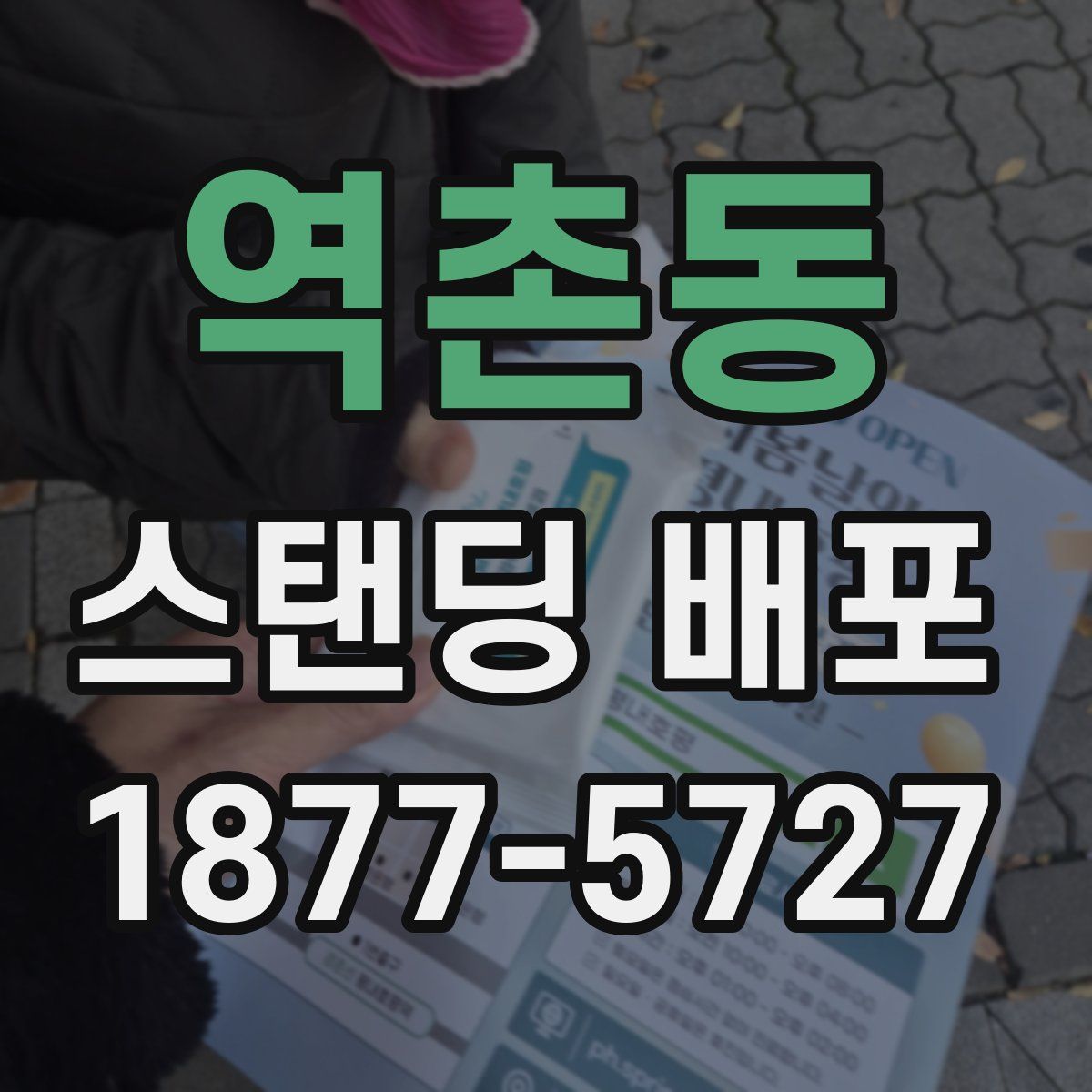 역촌동 스탠딩 배포
