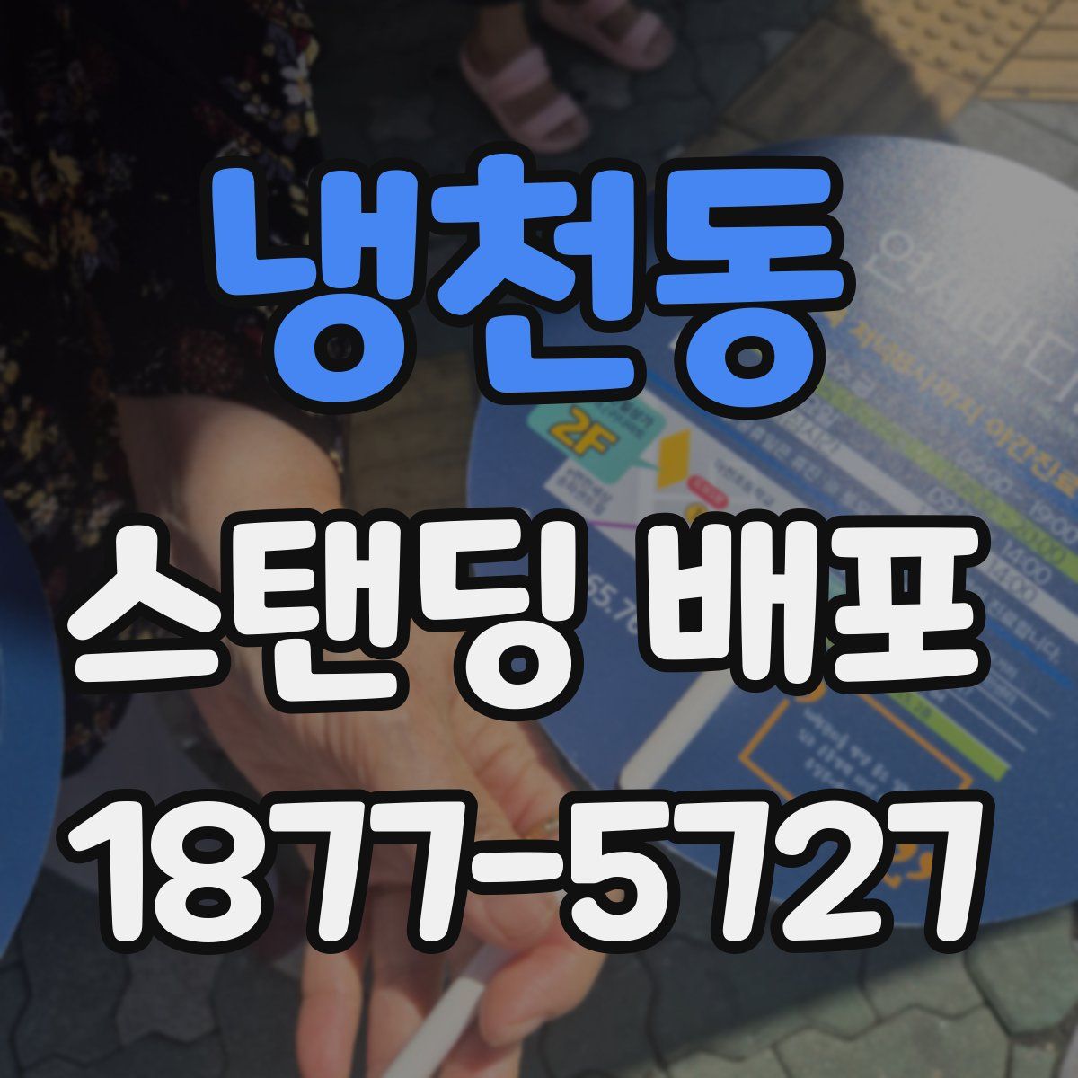 냉천동 스탠딩 배포