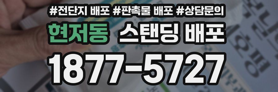 현저동 스탠딩 배포