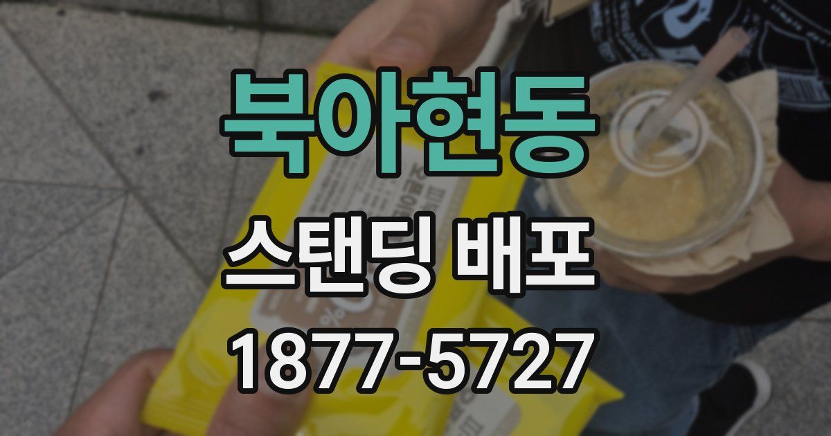 북아현동 스탠딩 배포