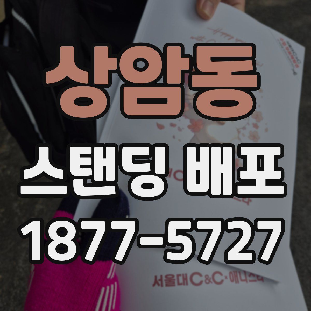 상암동 스탠딩 배포