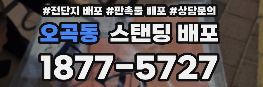 오곡동 스탠딩 배포