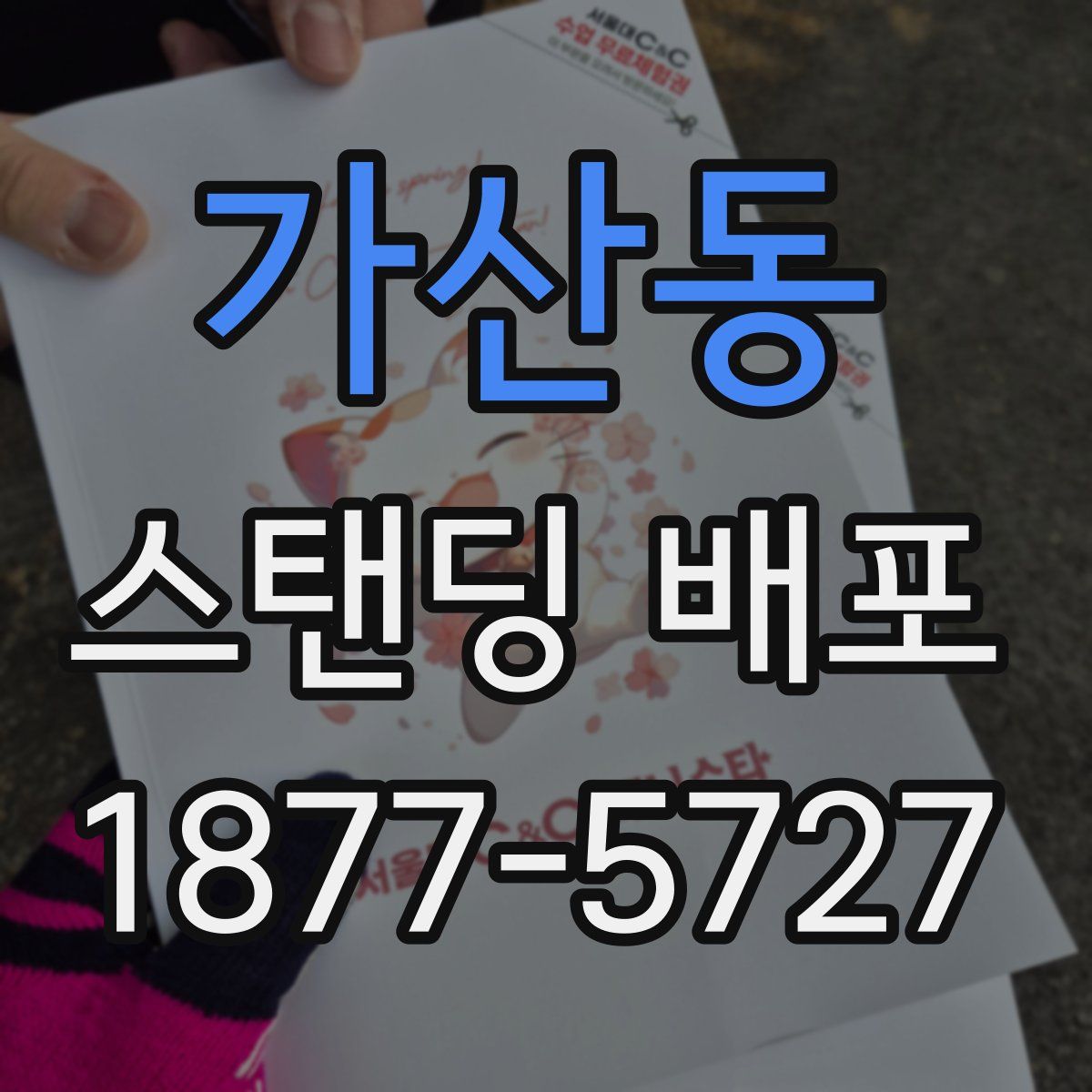 가산동 스탠딩 배포