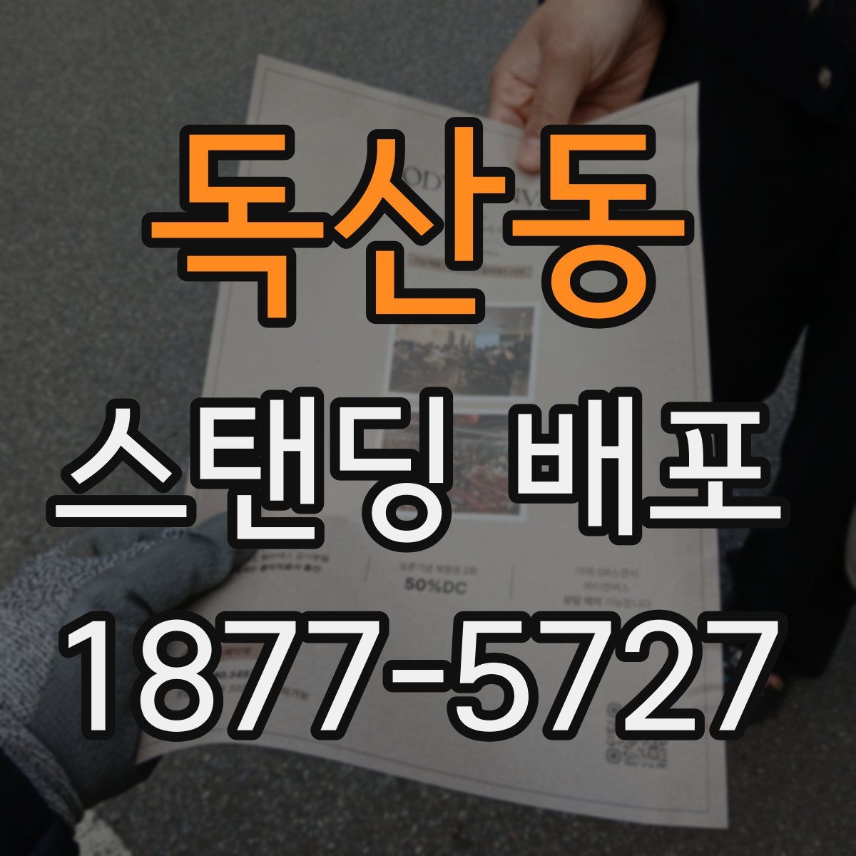 독산동 스탠딩 배포