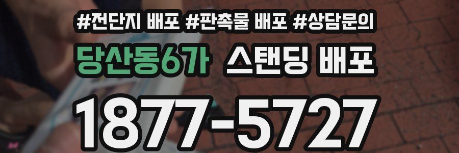 당산동6가 스탠딩 배포