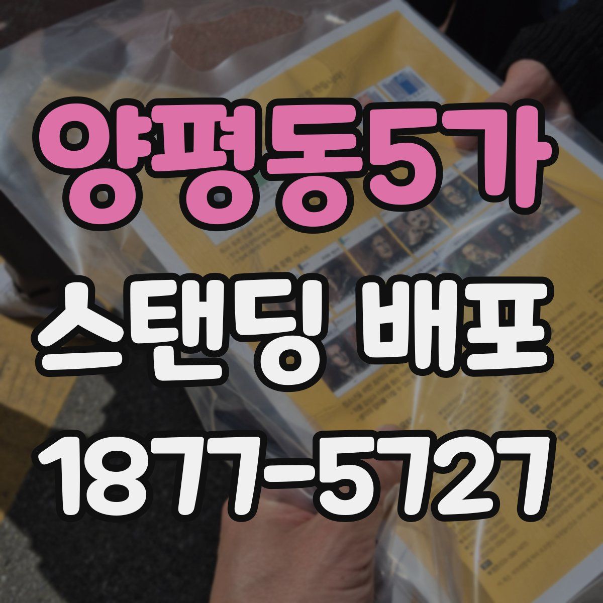 양평동5가 스탠딩 배포