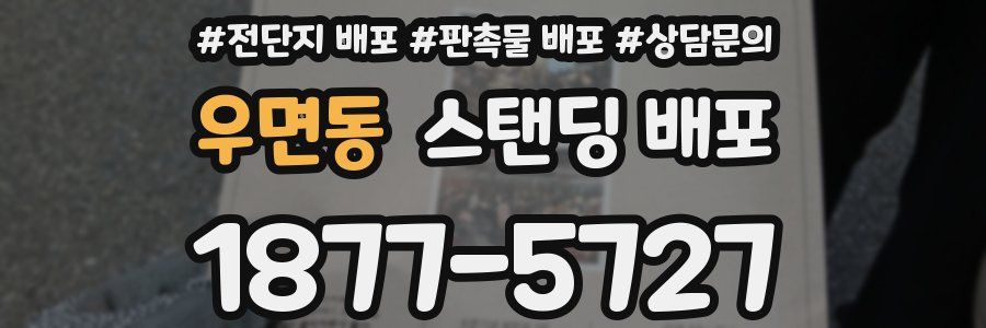 우면동 스탠딩 배포
