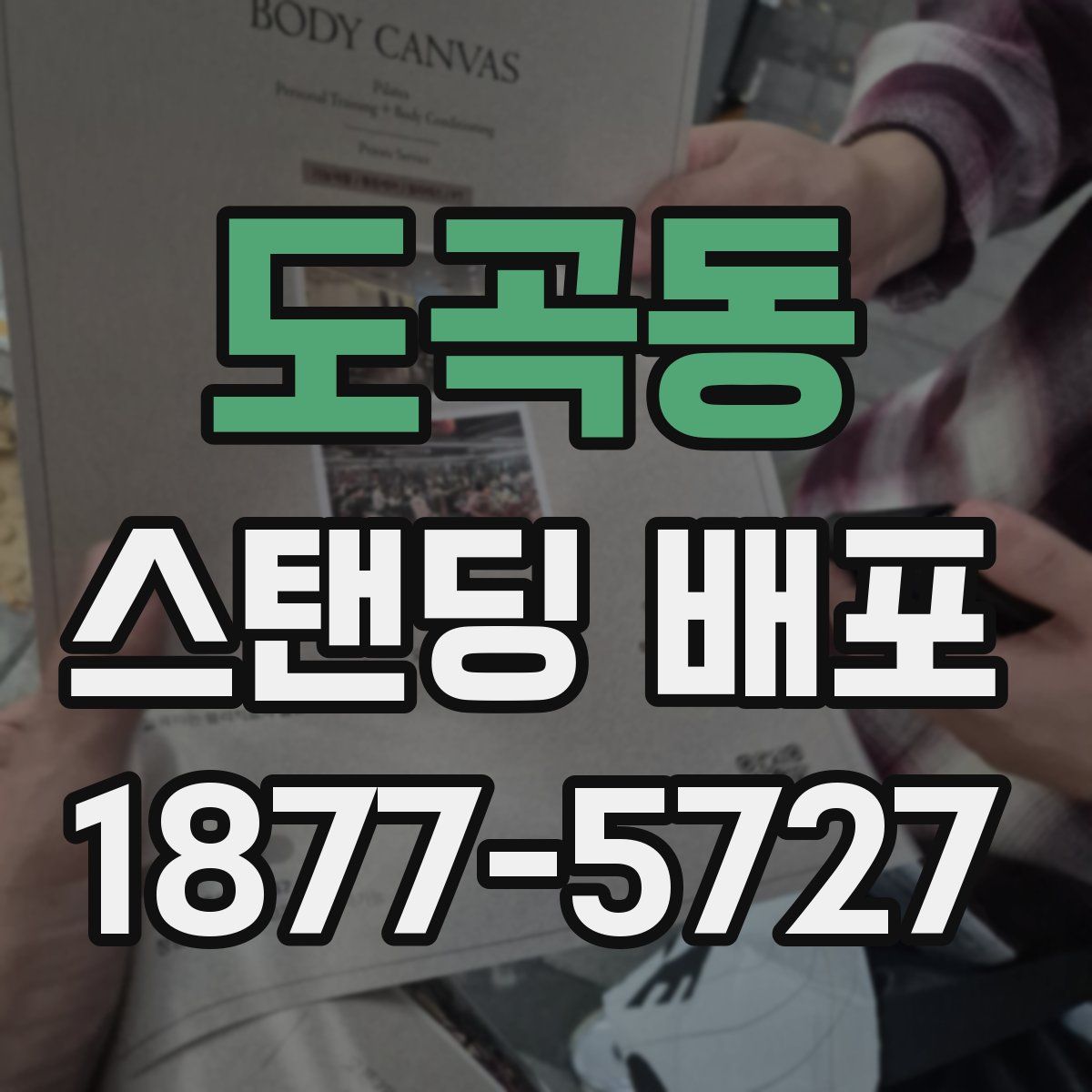 도곡동 스탠딩 배포