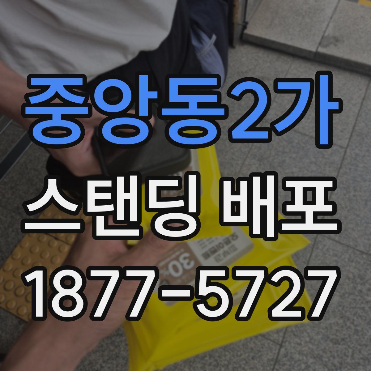 중앙동2가 스탠딩 배포