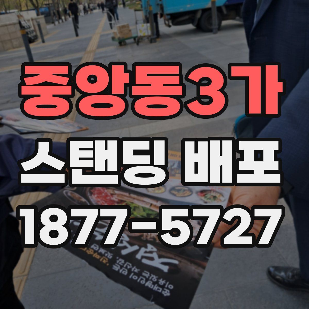 중앙동3가 스탠딩 배포