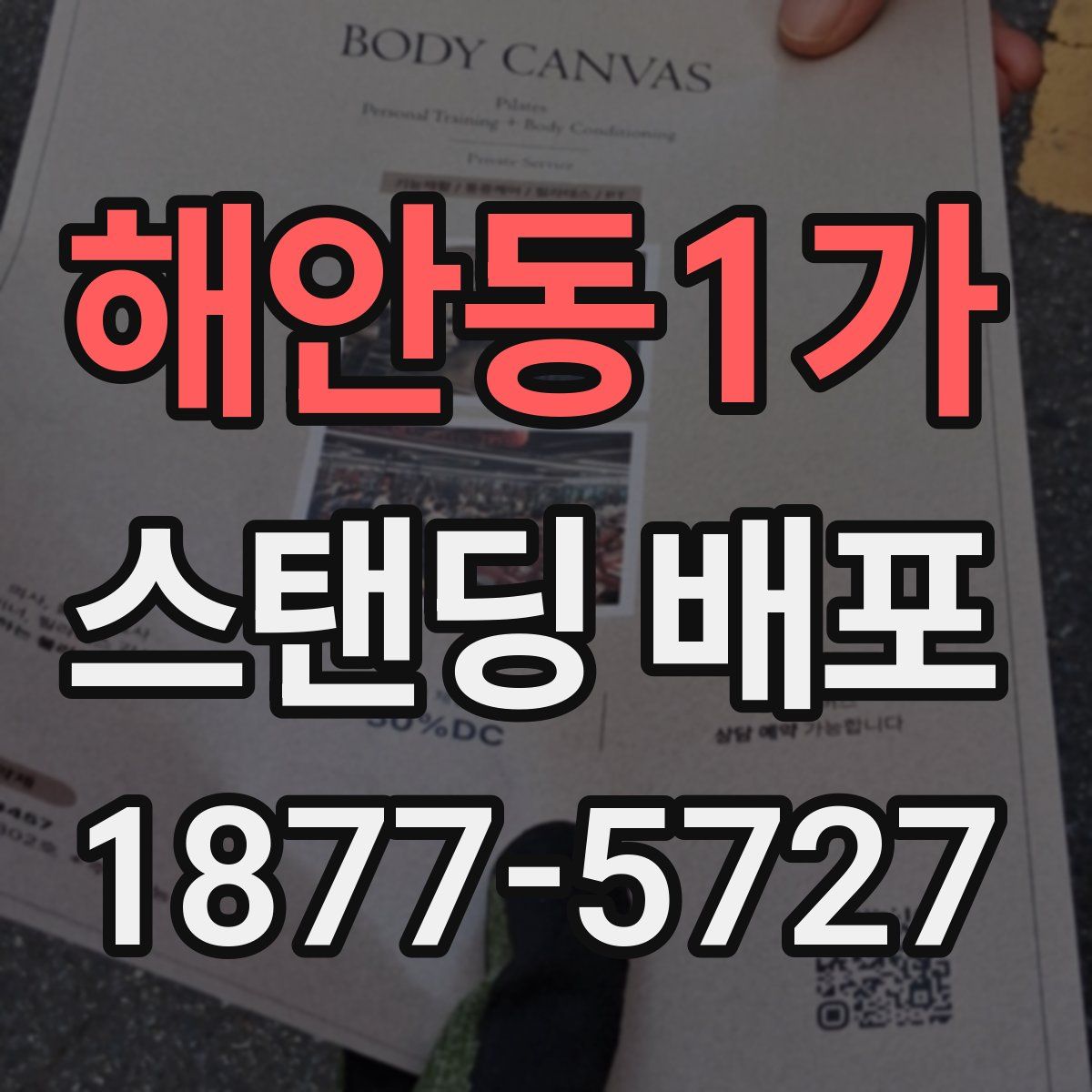 해안동1가 스탠딩 배포