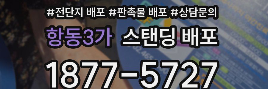 항동3가 스탠딩 배포