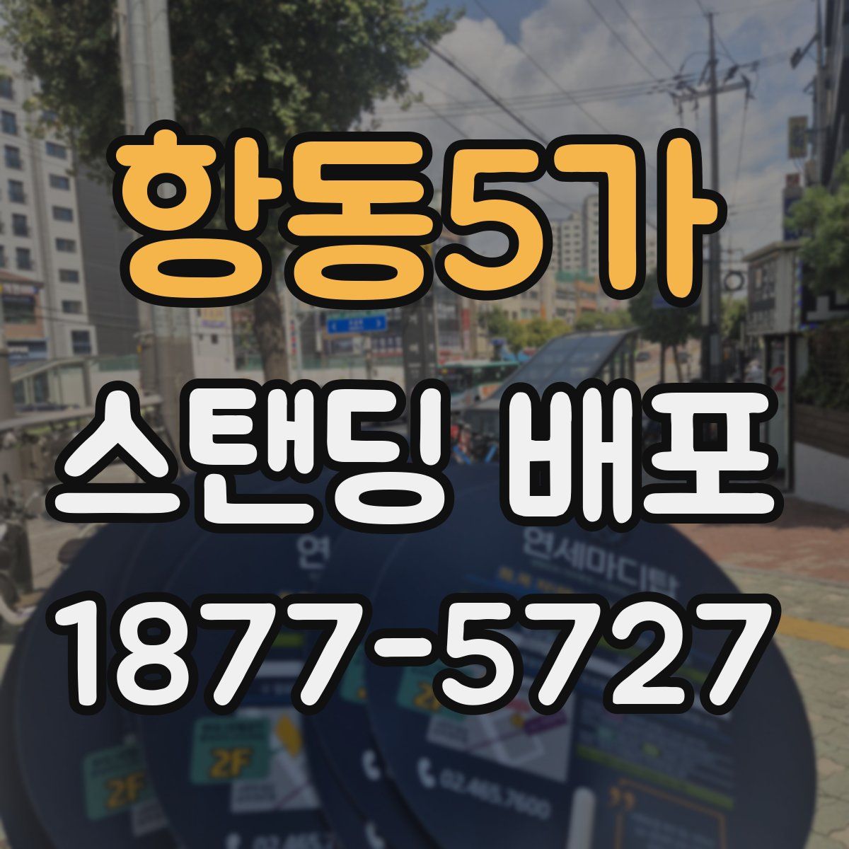 항동5가 스탠딩 배포