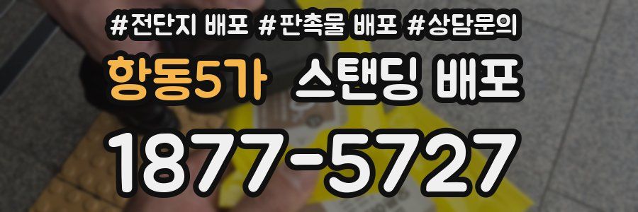 항동5가 스탠딩 배포