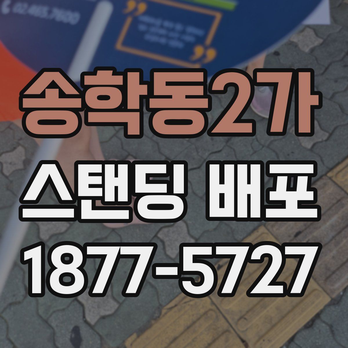 송학동2가 스탠딩 배포