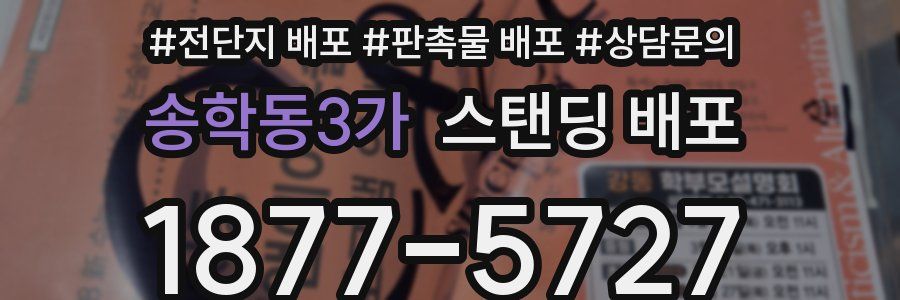 송학동3가 스탠딩 배포