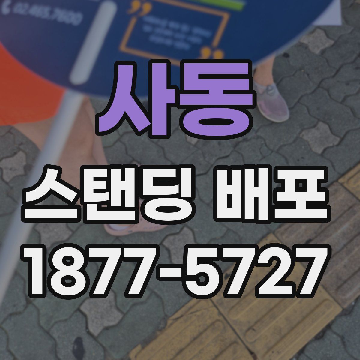 사동 스탠딩 배포