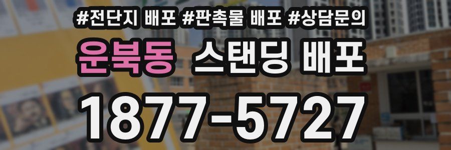 운북동 스탠딩 배포