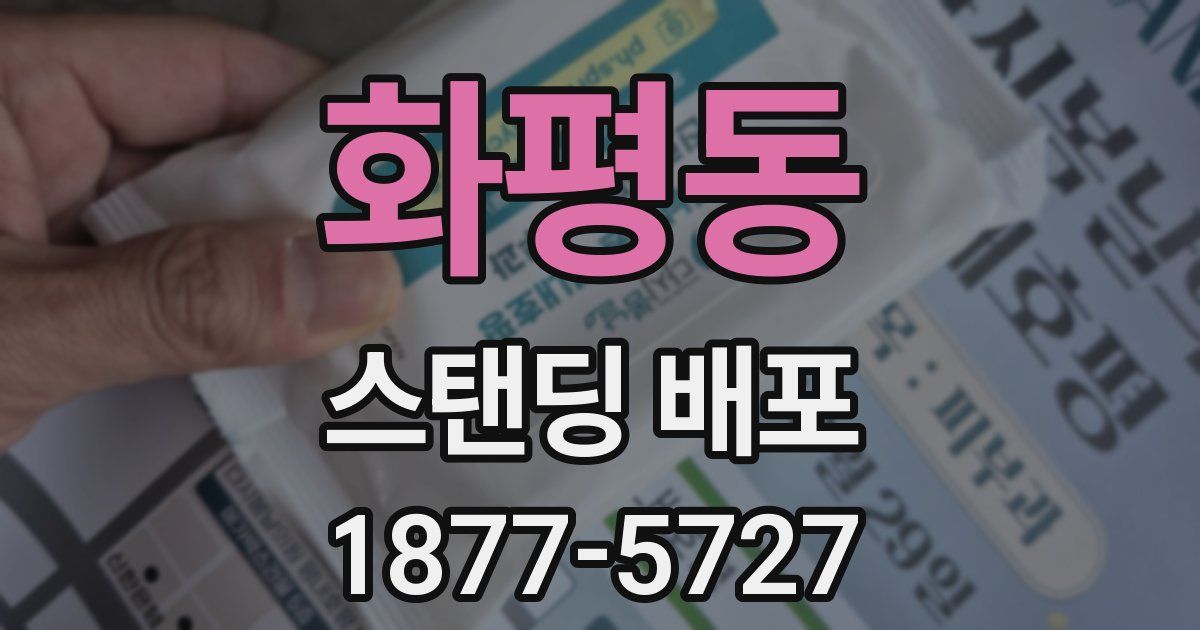 화평동 스탠딩 배포