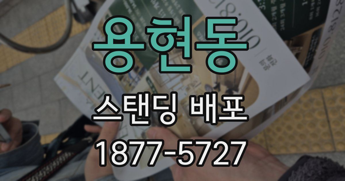 용현동 스탠딩 배포