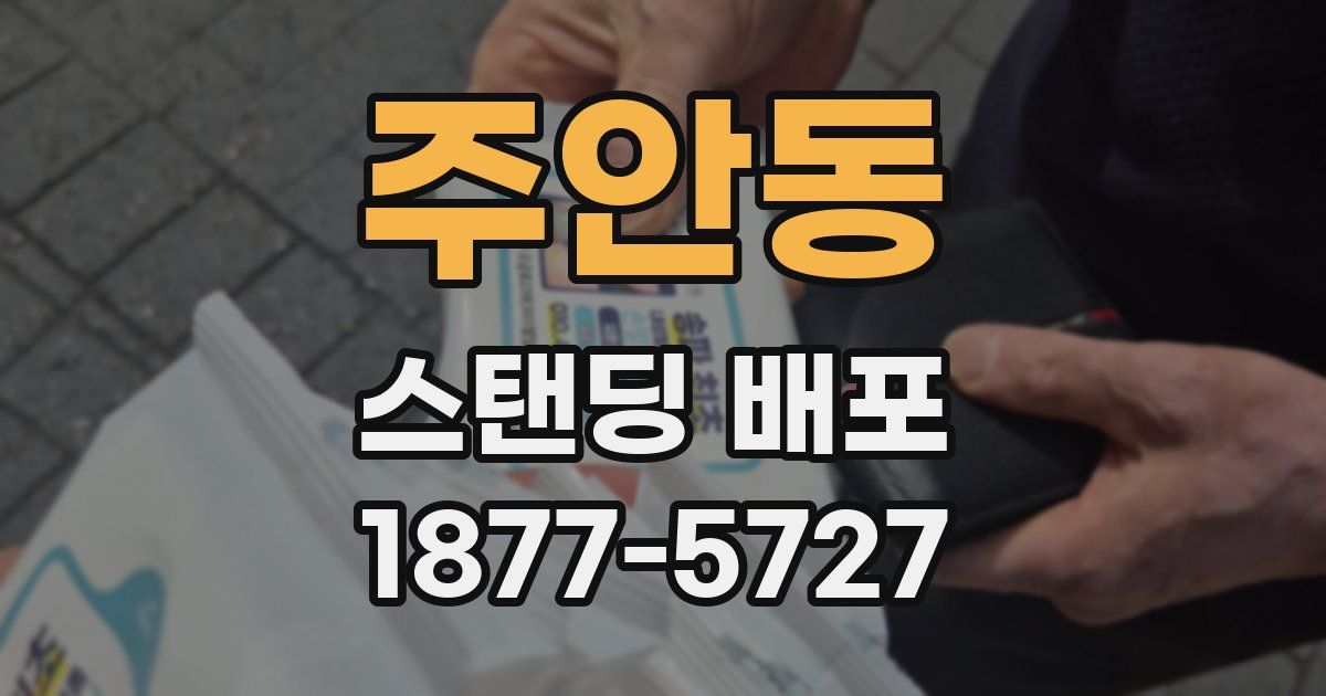 주안동 스탠딩 배포